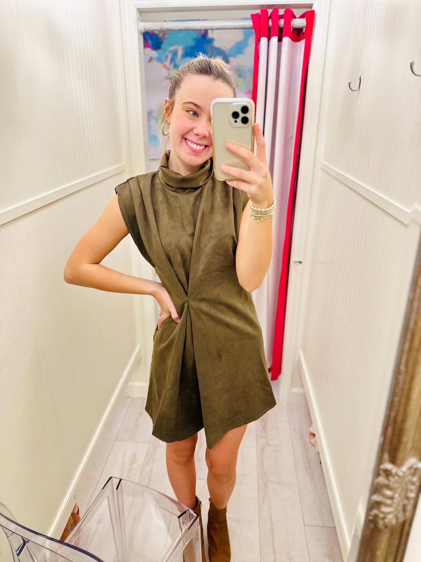 The Sav Suede Dress