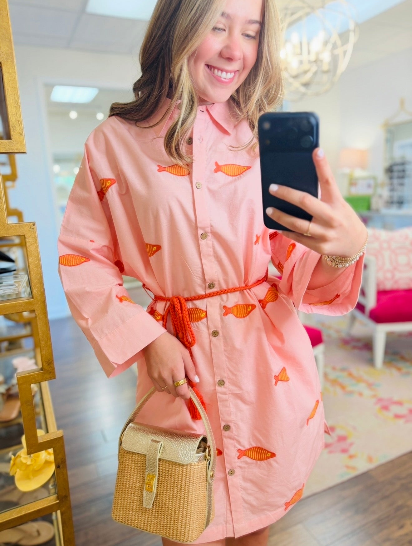 Uncle Frank/ The Fun Fish Shirtdress
