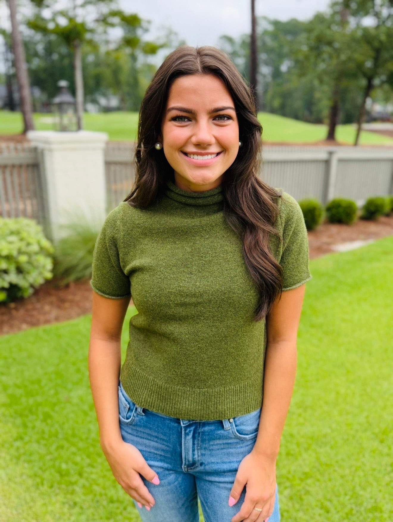 The Milee Mock Neck Sweater