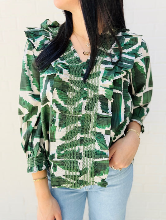 The Posha Printed Blouse