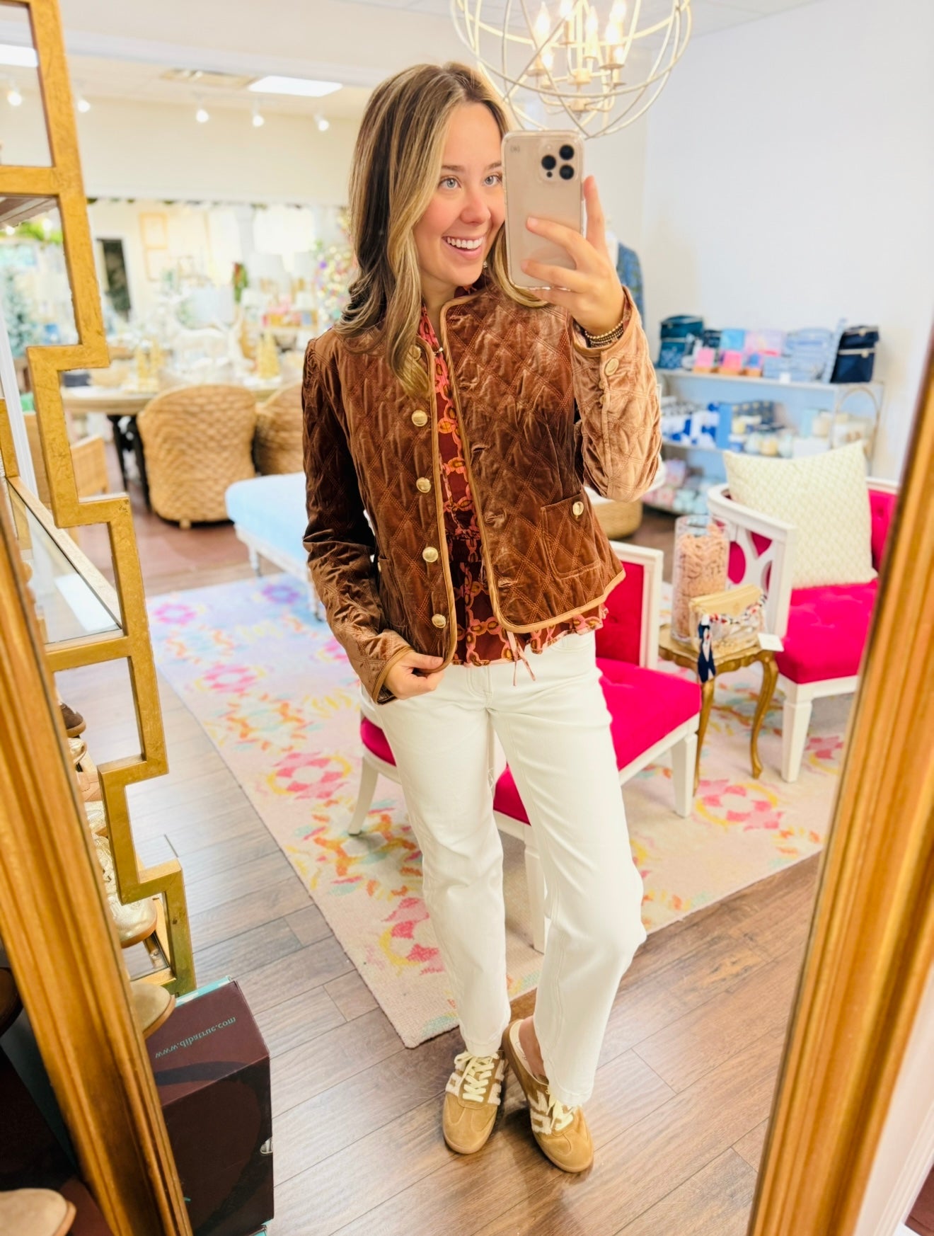 The Golden Aura Velvet Jacket