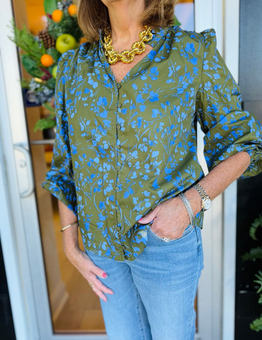 The Solvay Floral Top