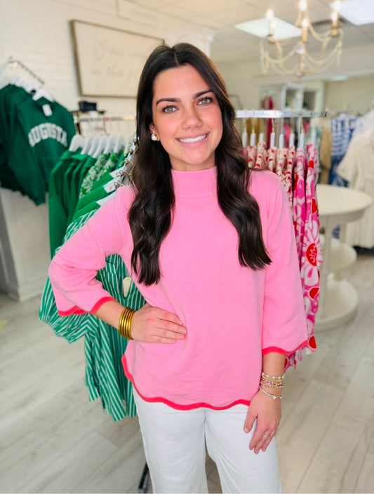 The Sharley Scallop Sweater