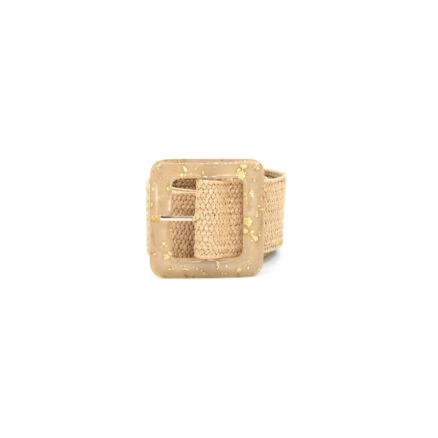 The Sasha Square Belt/ Khaki