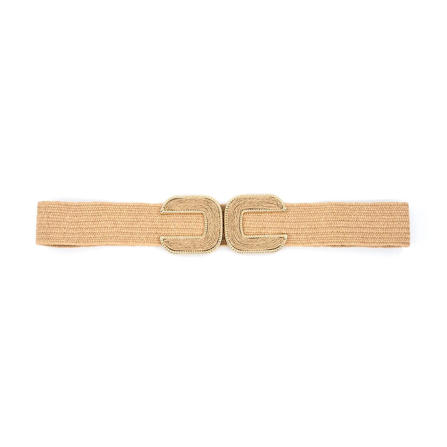 The Stanley Straw Belt/ Khaki