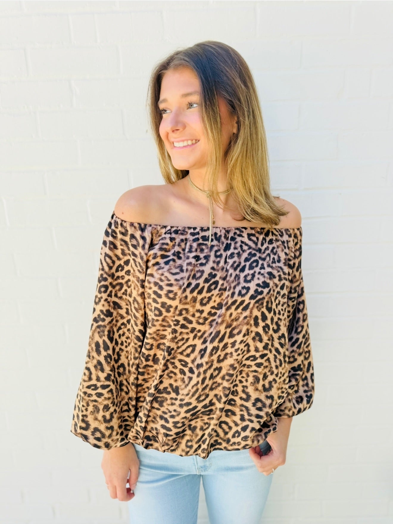 The Laughton Leopard Top