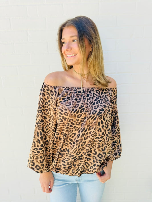 The Laughton Leopard Top