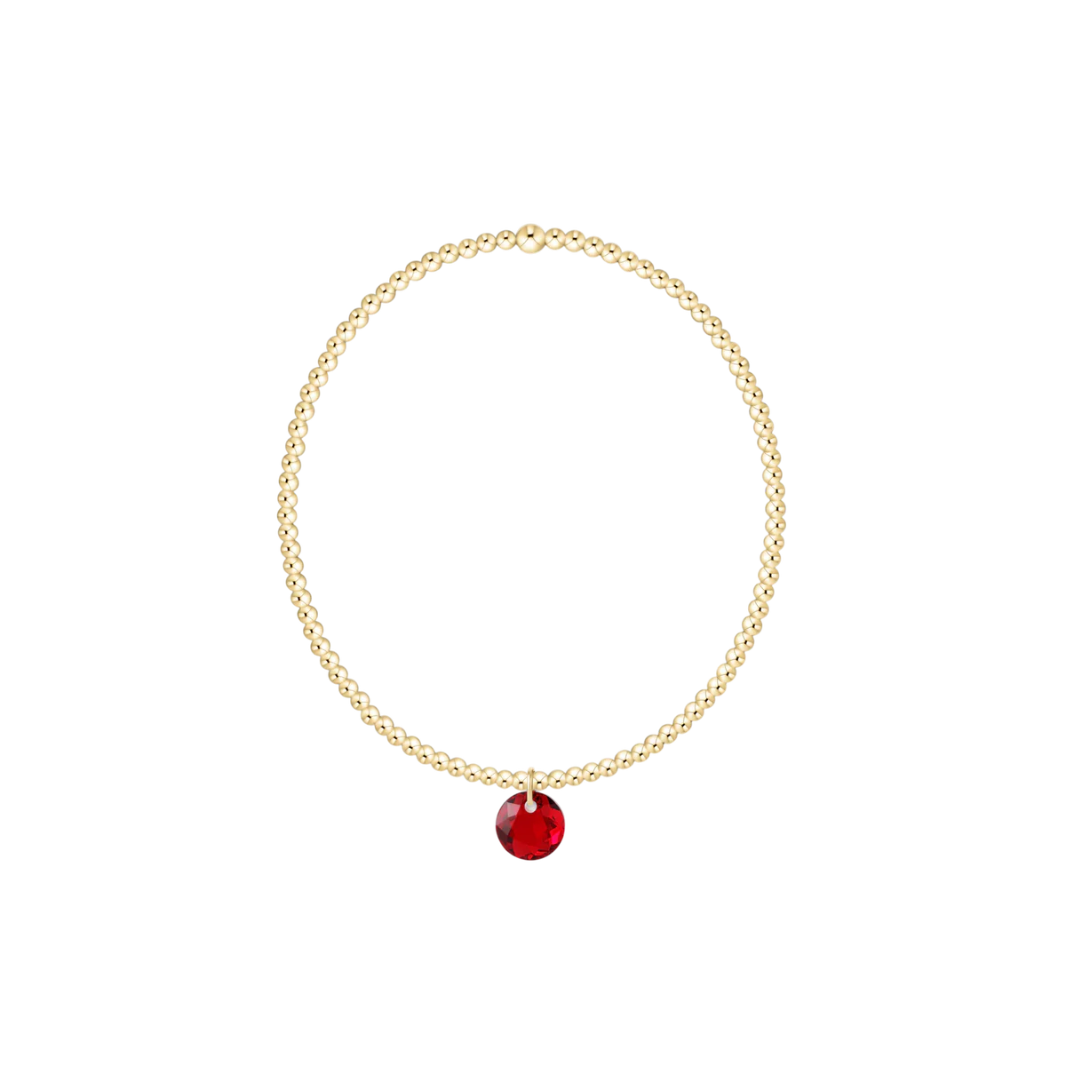 ENewton/ Classic Gold 2MM Bracelet-Reflection Small Charm-01
