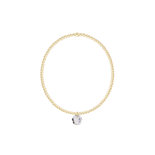 ENewton/ Classic Gold 2MM Bracelet-Reflection Small Charm-04
