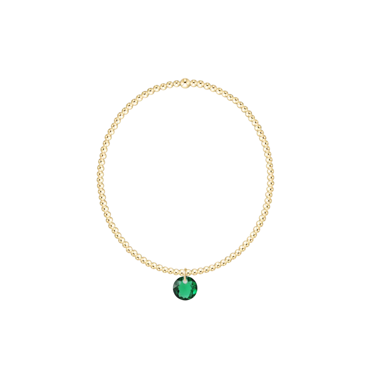 ENewton/ Classic Gold 2MM Bracelet-Reflection Small Charm-05