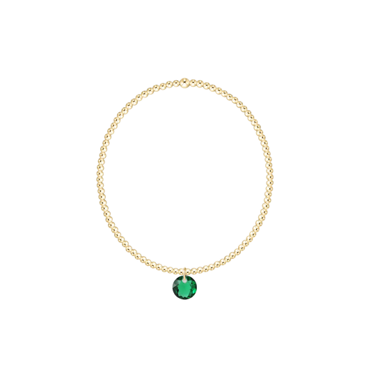 ENewton/ Classic Gold 2MM Bracelet-Reflection Small Charm-05