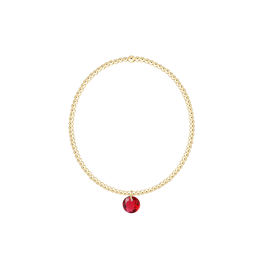 ENewton/ Classic Gold 2MM Bracelet-Reflection Small Charm-07