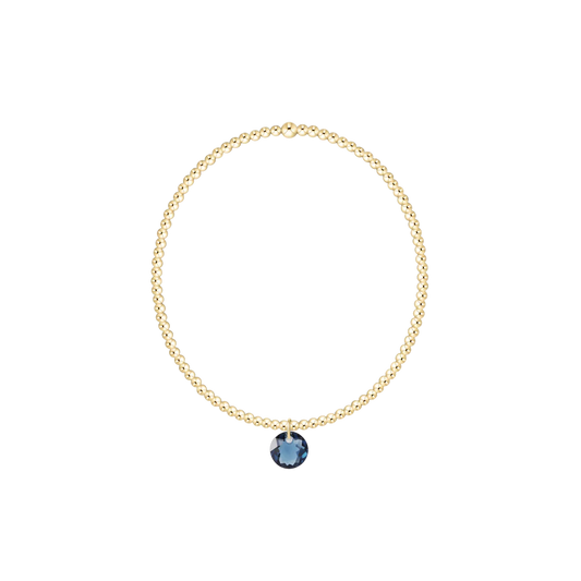 ENewton/ Classic Gold 2MM Bracelet-Reflection Small Charm-09