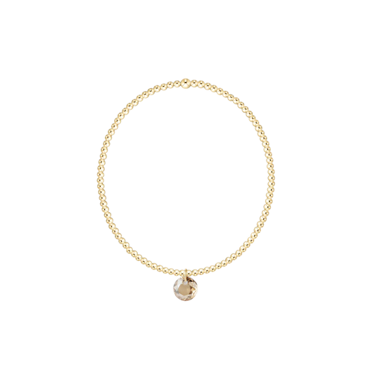 ENewton/ Classic Gold 2MM Bracelet-Reflection Small Charm-11