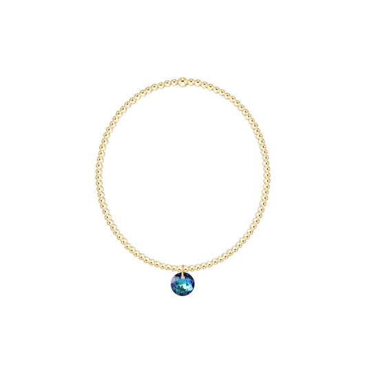 ENewton/ Classic Gold 2MM Bracelet-Reflection Small Charm-12
