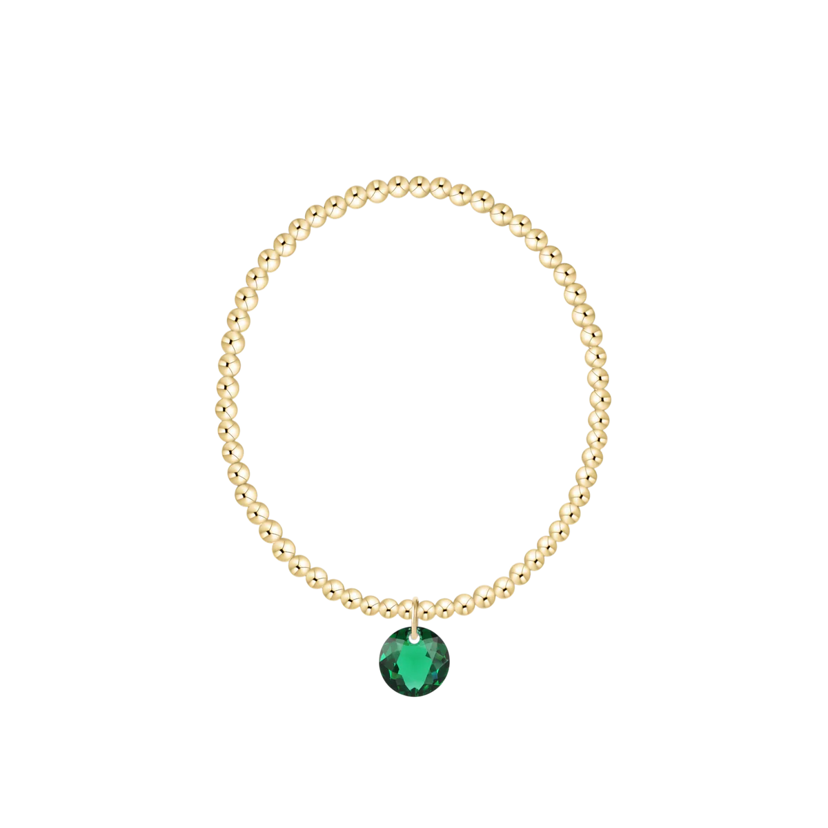 ENewton/ Classic Gold 3MM Bracelet-Reflection Small Charm-05