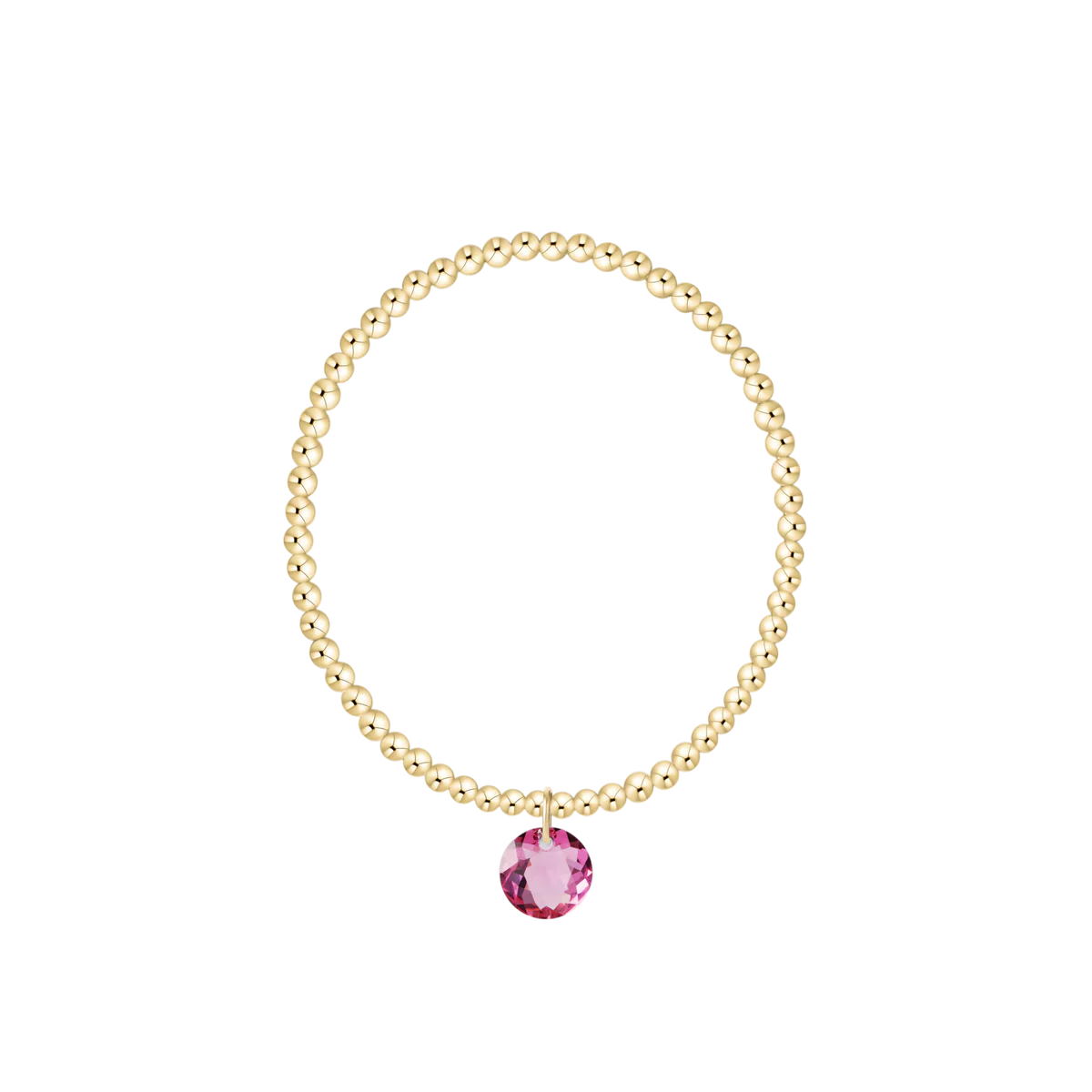 ENewton/ Classic Gold 3MM Bracelet-Reflection Small Charm-10
