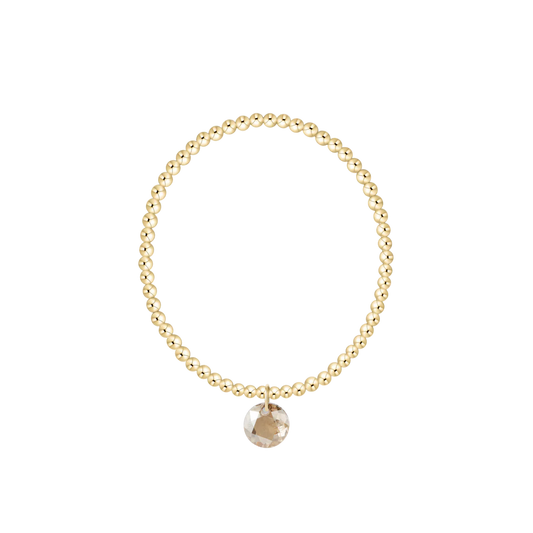 ENewton/ Classic Gold 3MM Bracelet-Reflection Small Charm-11