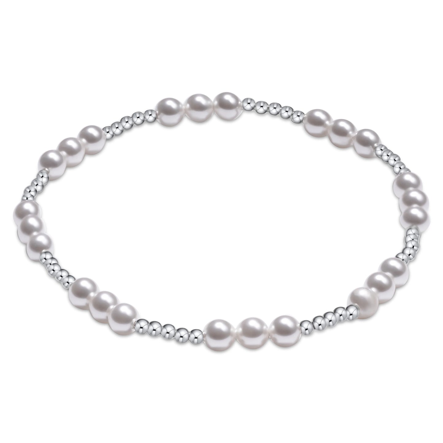 ENewton/ Joy Pearl 4MM Sterling Bracelet