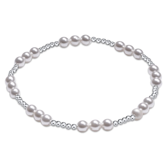 ENewton/ Joy Pearl 4MM Sterling Bracelet