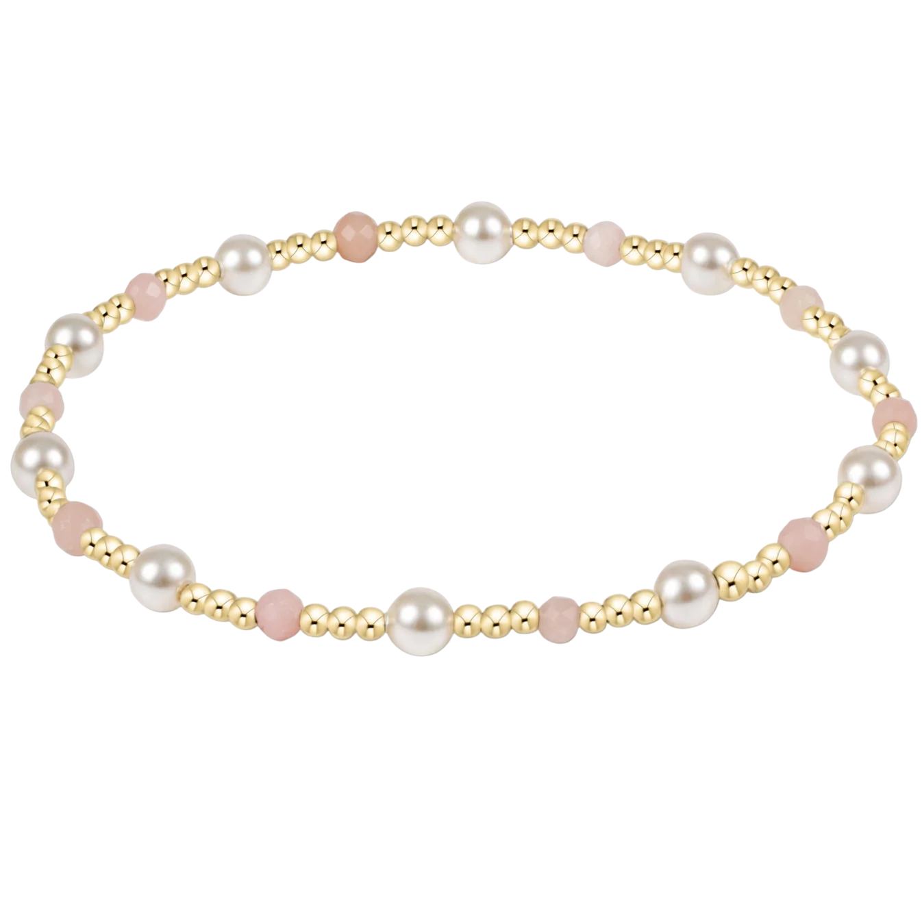 ENewton/ Pearl Sincerity 4MM Gem Bracelet-Pink Opal