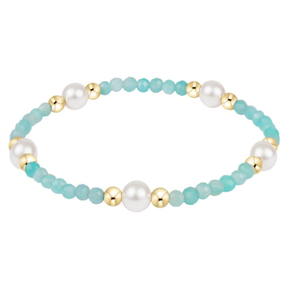 ENewton/ Purpose Pearl 6MM Gem Bracelet-Amazonite