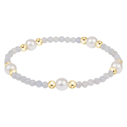 ENewton/ Purpose Pearl 6MM Gem Bracelet-Aquamarine
