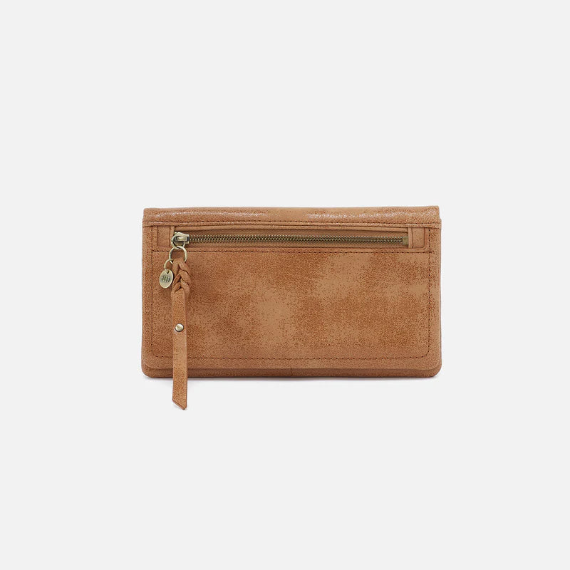 HOBO/ The Lumen Continental Wallet/ Buffed Leather Whiskey