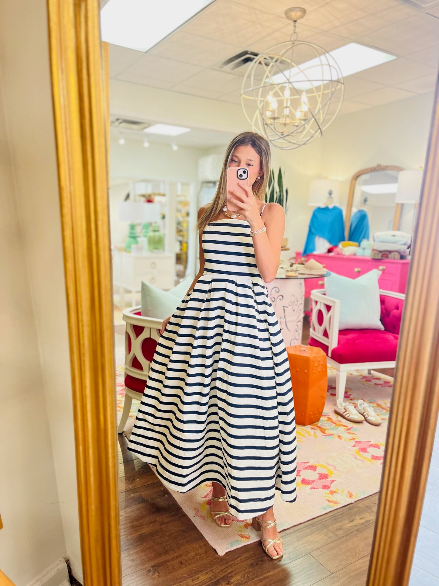 The Coastal Blue Midi Dress