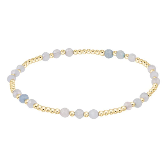 ENewton/ Joy Gem 3MM Bracelet-Aquamarine