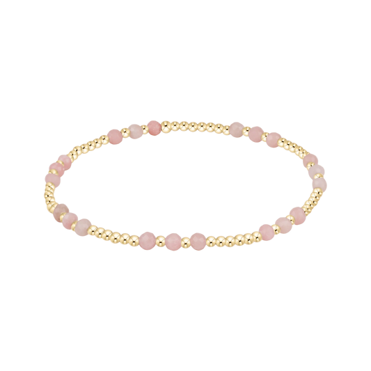 ENewton/ Joy Gem 3MM Bracelet-Pink Opal