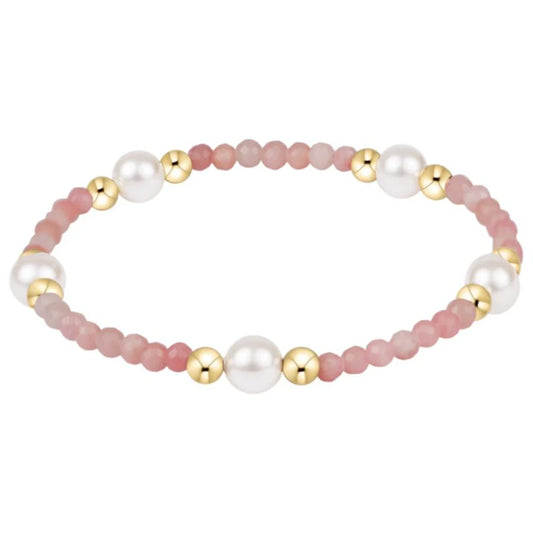 ENewton/ Purpose Pearl 6MM Gem Bracelet-Pink Opal