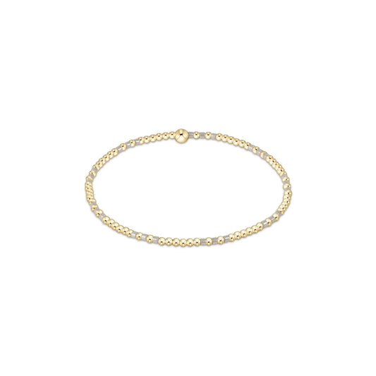 ENewton/ Hope Joy Pattern 2MM Bead Bracelet-Milkshake