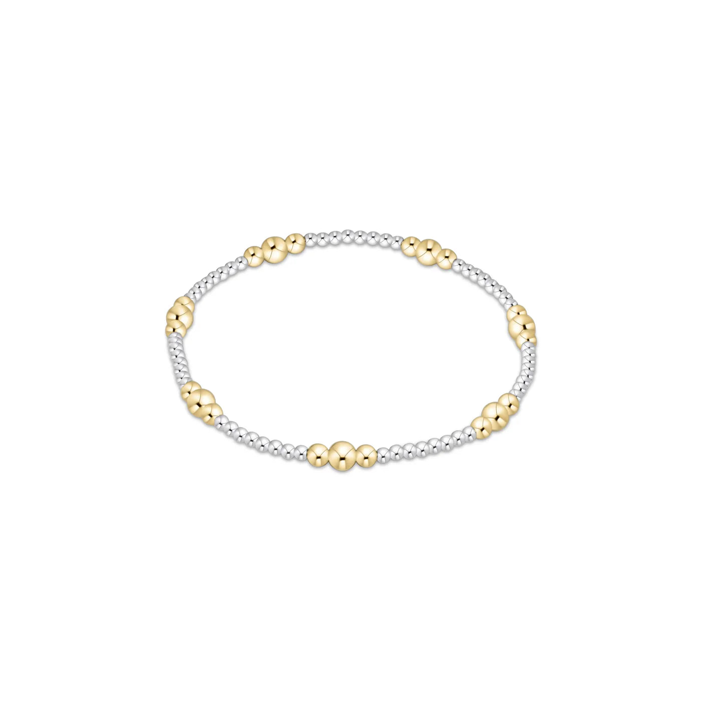 ENewton/ Purpose Gold 4MM Bead Bracelet-Mixed Metal