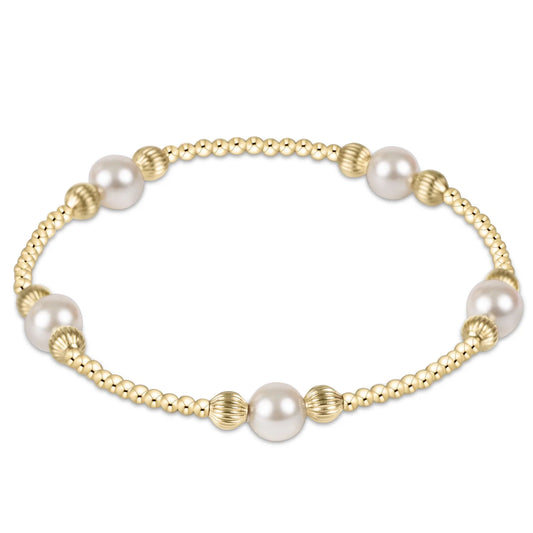 ENewton/ Purpose Pearl 6MM Bead Bracelet - Dignity