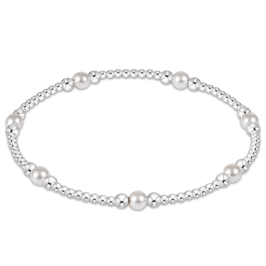 ENewton/ Purpose Pearl 4MM Sterling Bracelet