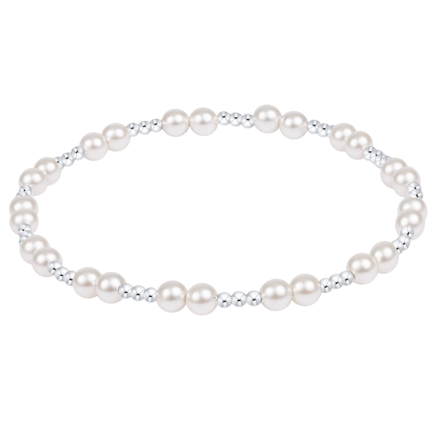 ENewton/ Together Pearl 4MM Sterling Bracelet