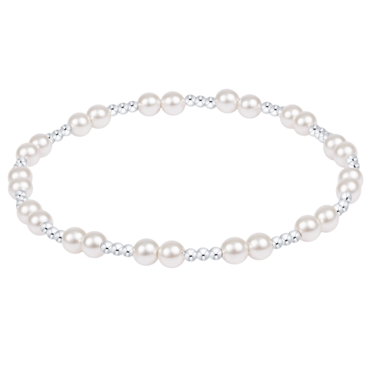 ENewton/ Together Pearl 4MM Sterling Bracelet