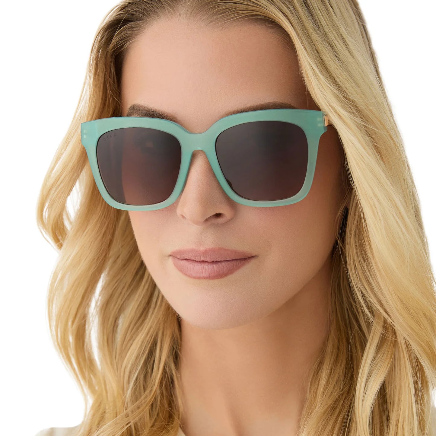 Diff/ Bella Sunglasses/ Aquatic Awe + Brown Gradient
