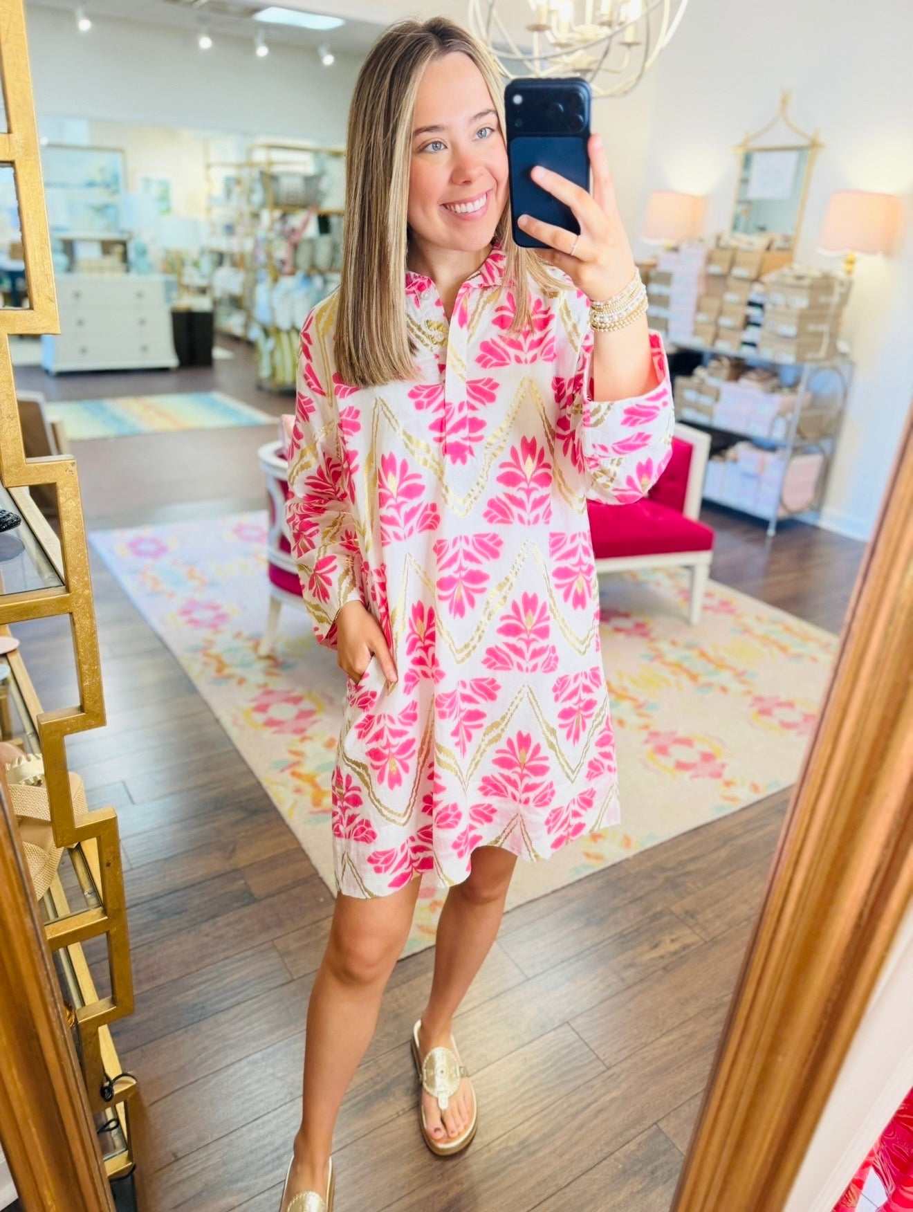 Jude Connally/ The Helen Dress/ Gilded Flora / FINAL SALE