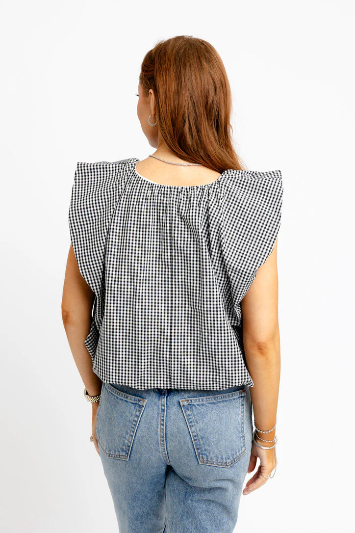 Karlie/ The Charlie Check Top