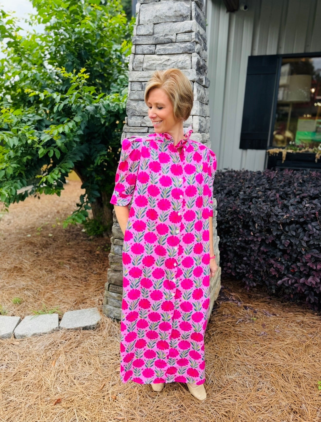 The Nina Dress/ Frolicking Daises