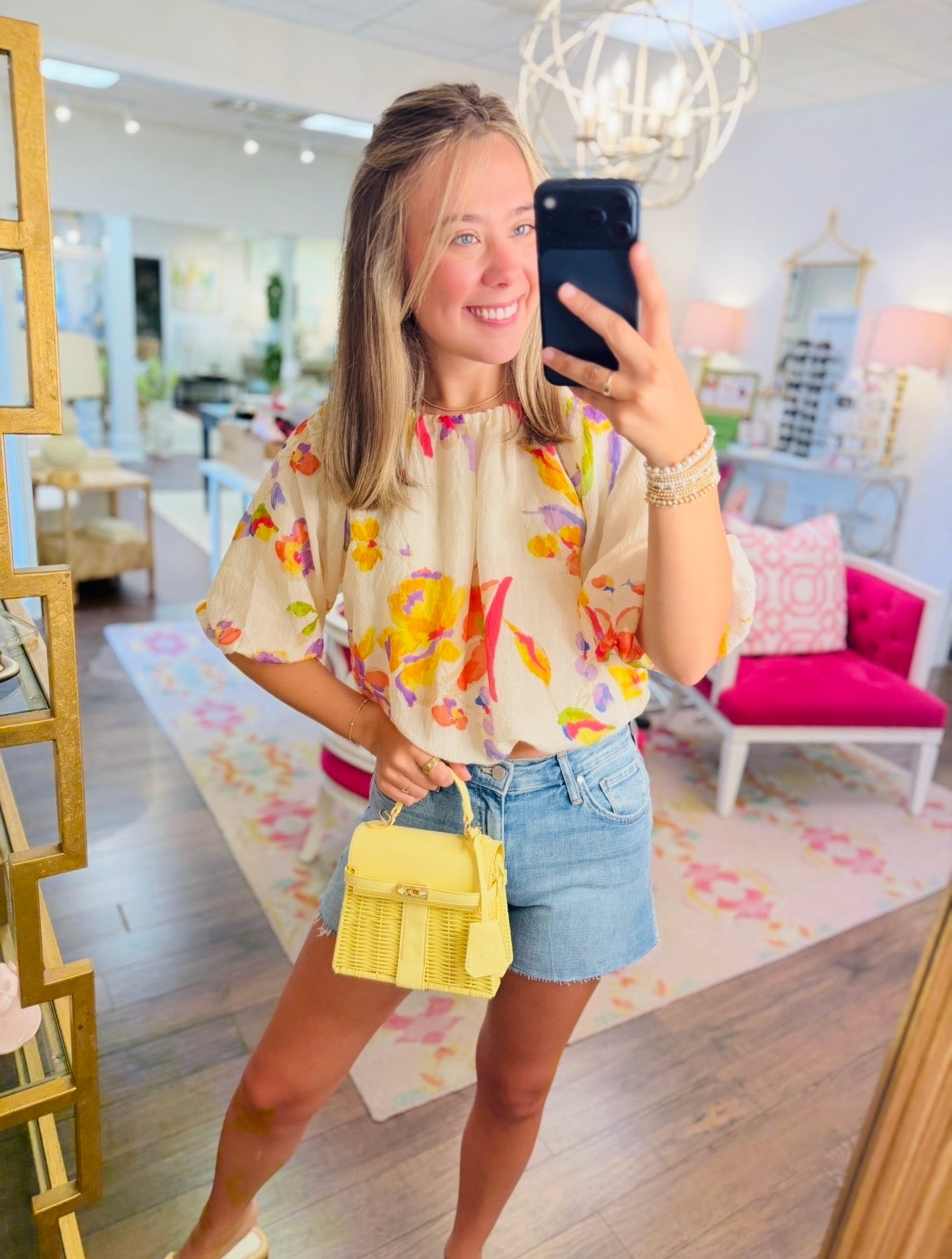 The Gennie Gathered Top