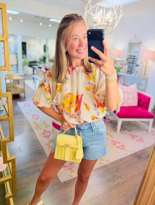 The Gennie Gathered Top