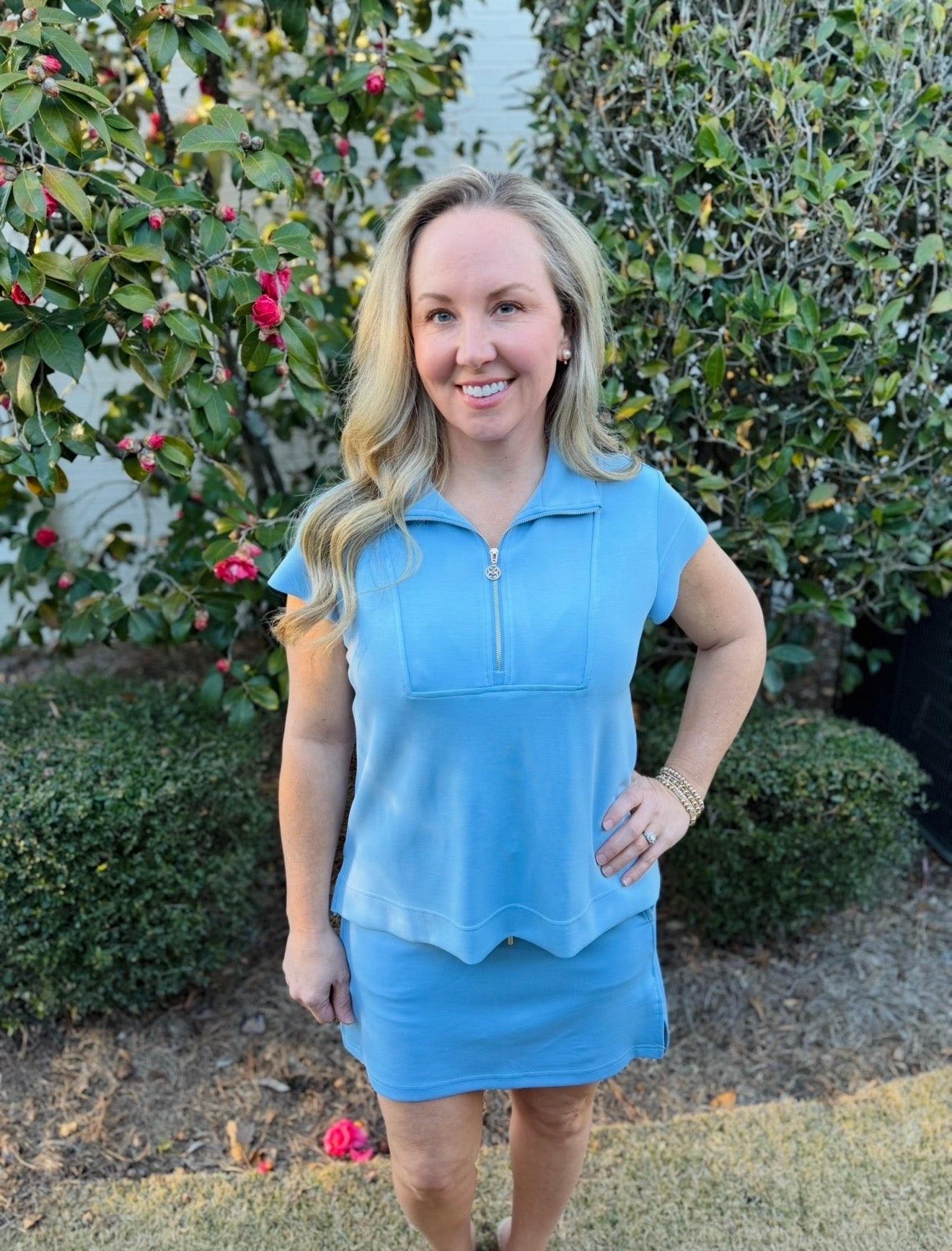 MS/ The Cora Skort/ Blue / FINAL SALE