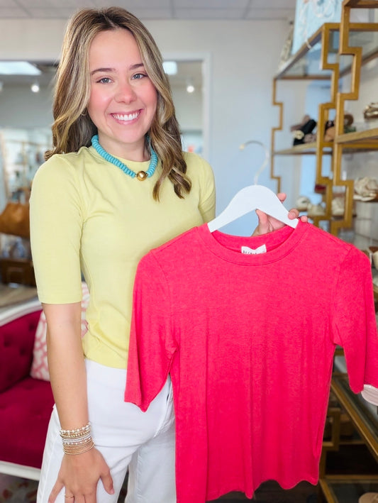 The Rallie Ribbed Tee