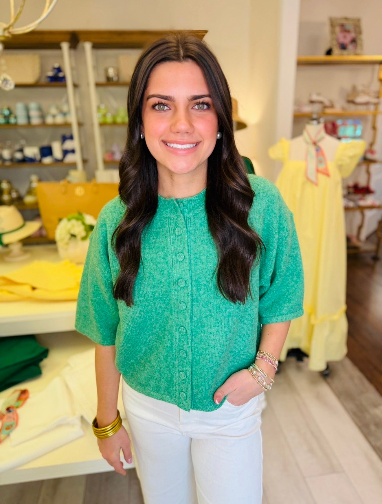 The Bennie Button Sweater