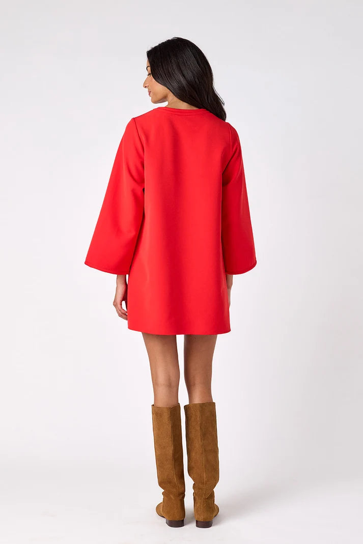 CROSBY/ The Skyler Dress/ Carnelian