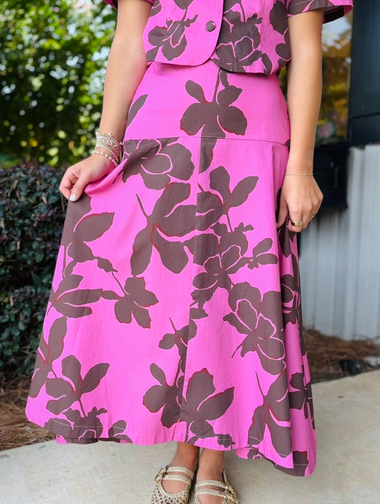 The Fallyn Floral Skirt