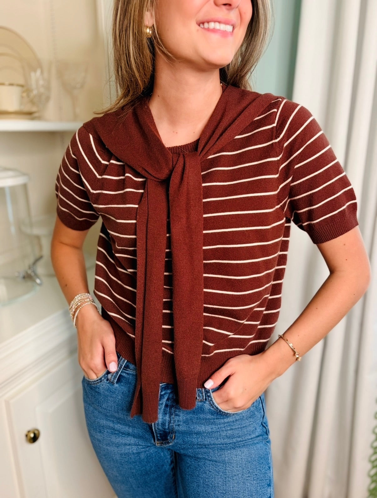 The Cutie Cardi Top